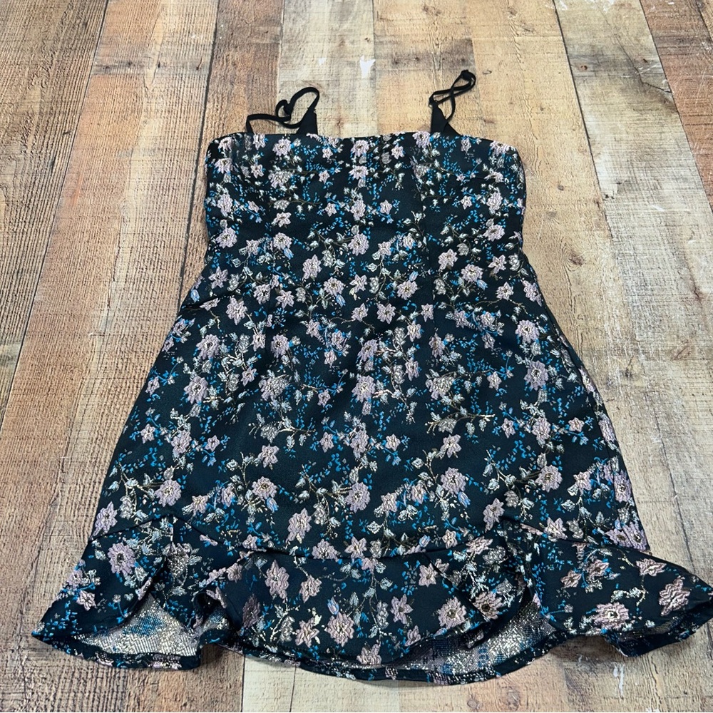 Superdown Macey Black and Pink Bodycon Mini Dress Spaghetti Strap - Picture 9 of 13